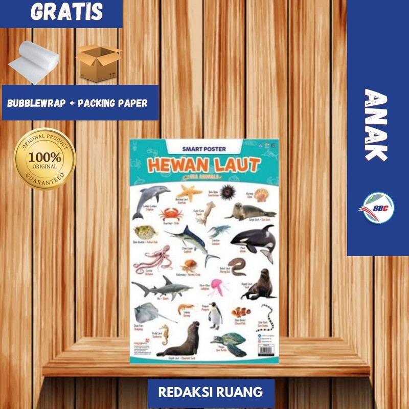 SMART POSTER HEWAN LAUT | Lazada Indonesia