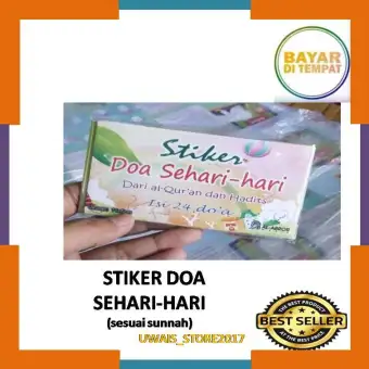 Sticker Doa Sehari Hari Sesuai Sunnah Bisa Cod