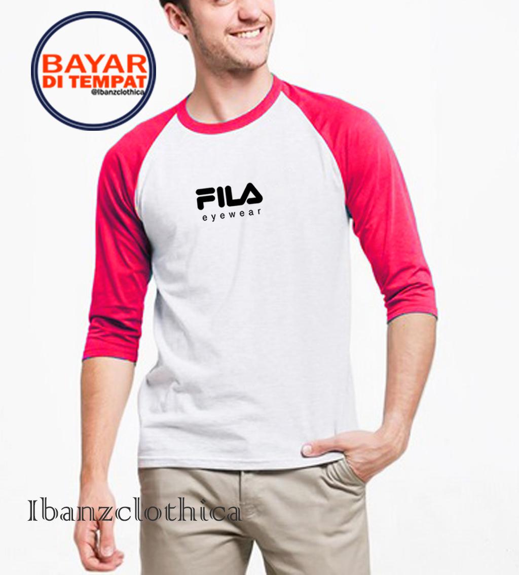 Ibanzclothica - Kaos Fila / Kaos Polos Marun - Hitam - Abu-abu - Navy - Merah Premium / Kaos Raglan / Kaos Pendaki / Kaos Outdoor