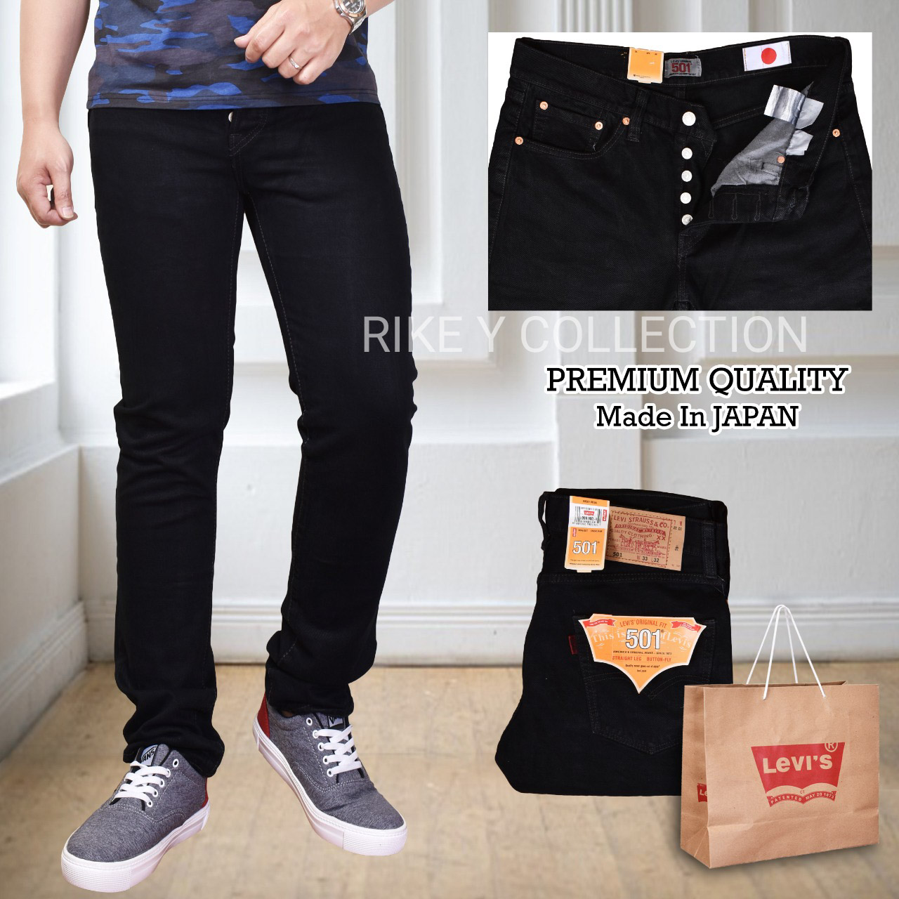 celana levis 501 import premium japan 