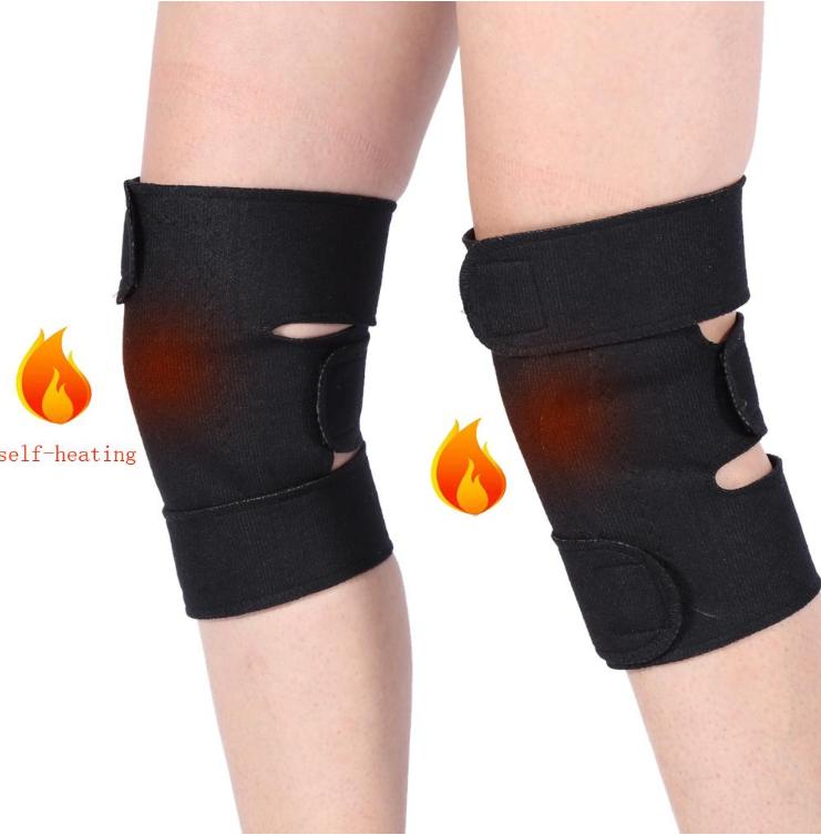 【beli Satu Gratis Satu!!】tourmaline Diri Menghangatkan Ruangan Terapi Magnetik Lutut Pelindung Sabuk Arthritis Brace Penopang By Rubikcube