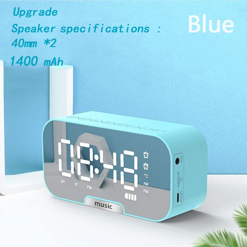 Goojodoq Wireless Bluetooth Speaker Multifunction LED Digital Dual Jam