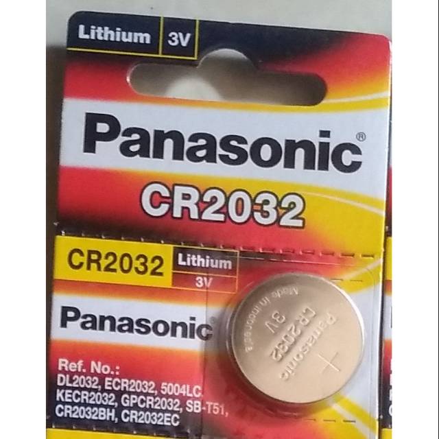 Baterai Panasonic CR2032 Lithium 3v | Lazada Indonesia