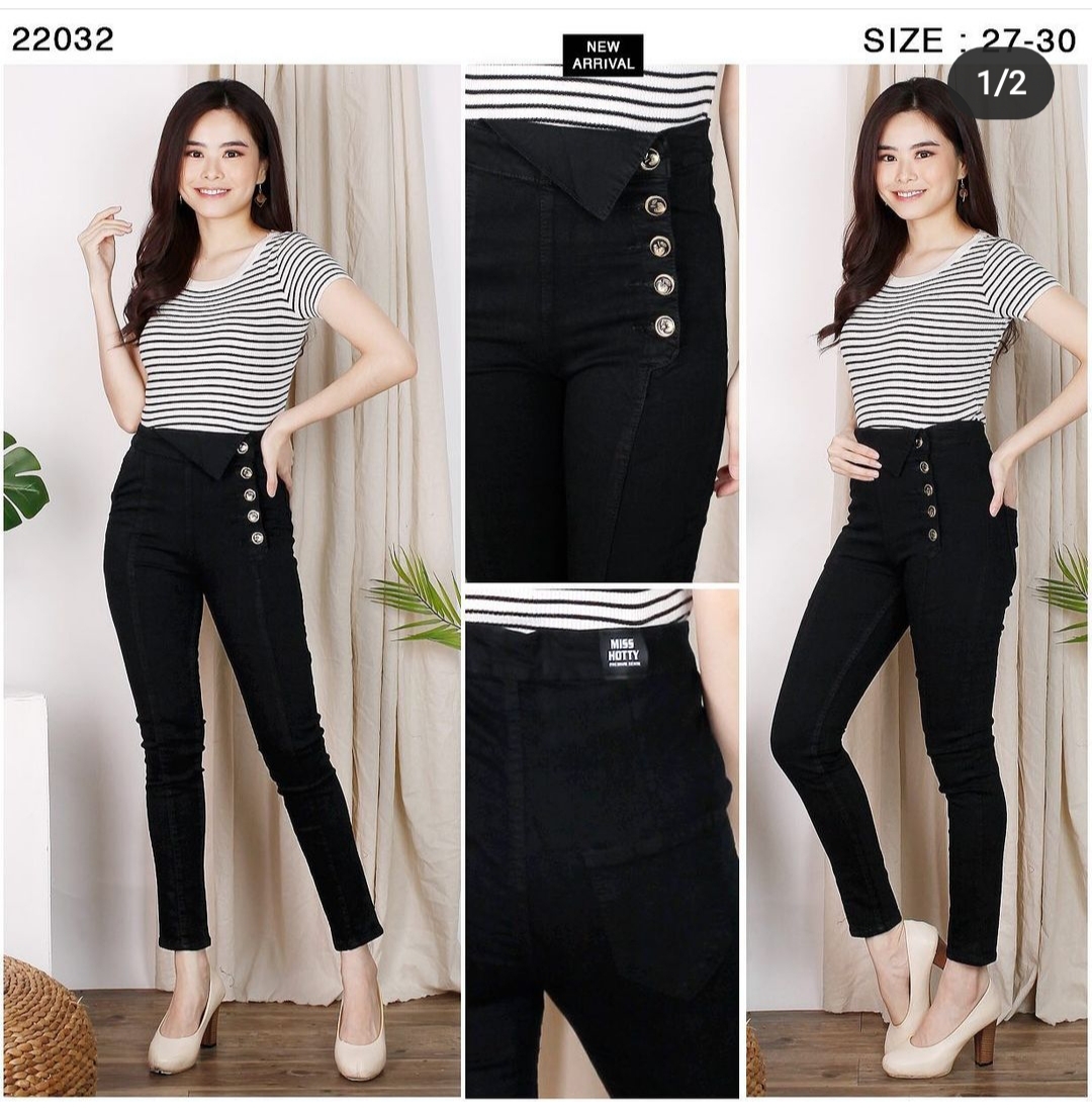 ARIYA-JEANS-CELANA JEANS WANITA HIGH 