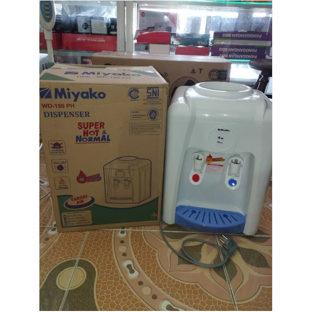 HARGA PROMO!!! Miyako Water Dispenser Hot+Normal WD-190 PH 350