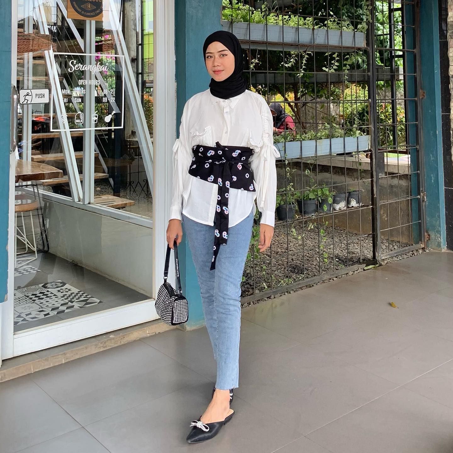 Obi Belt Batik Jumputan/Ikat Pinggang Wanita Tali Pinggang Obi