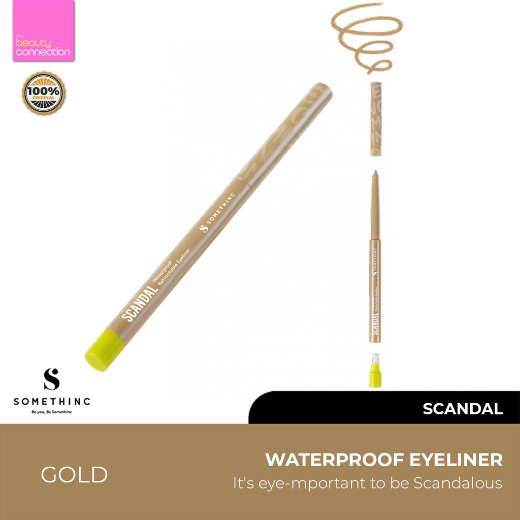 Lazada Eyeliner Pensil Retractable SOMETHINC SCANDAL Eyeliner lama - Waterproof | Indonesia Tahan