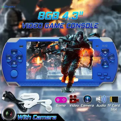 【Bestdeals】【Enough Stock】8GB Handheld PSP Game Console Player Built-in 1000 Games 4.3'' Portable Consoles