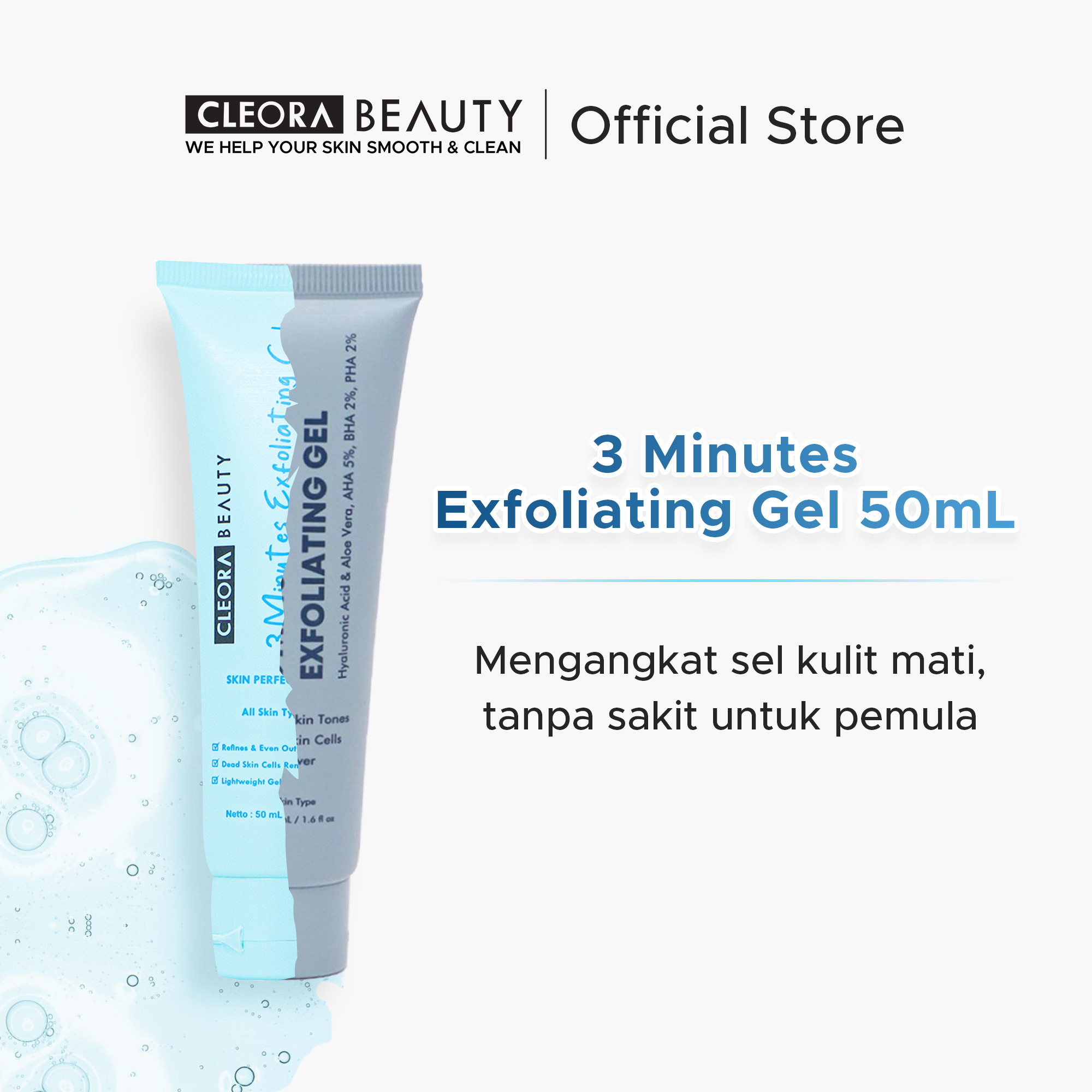 Cleora Beauty 3 Minutes Exfoliating Gel Lazada Indonesia