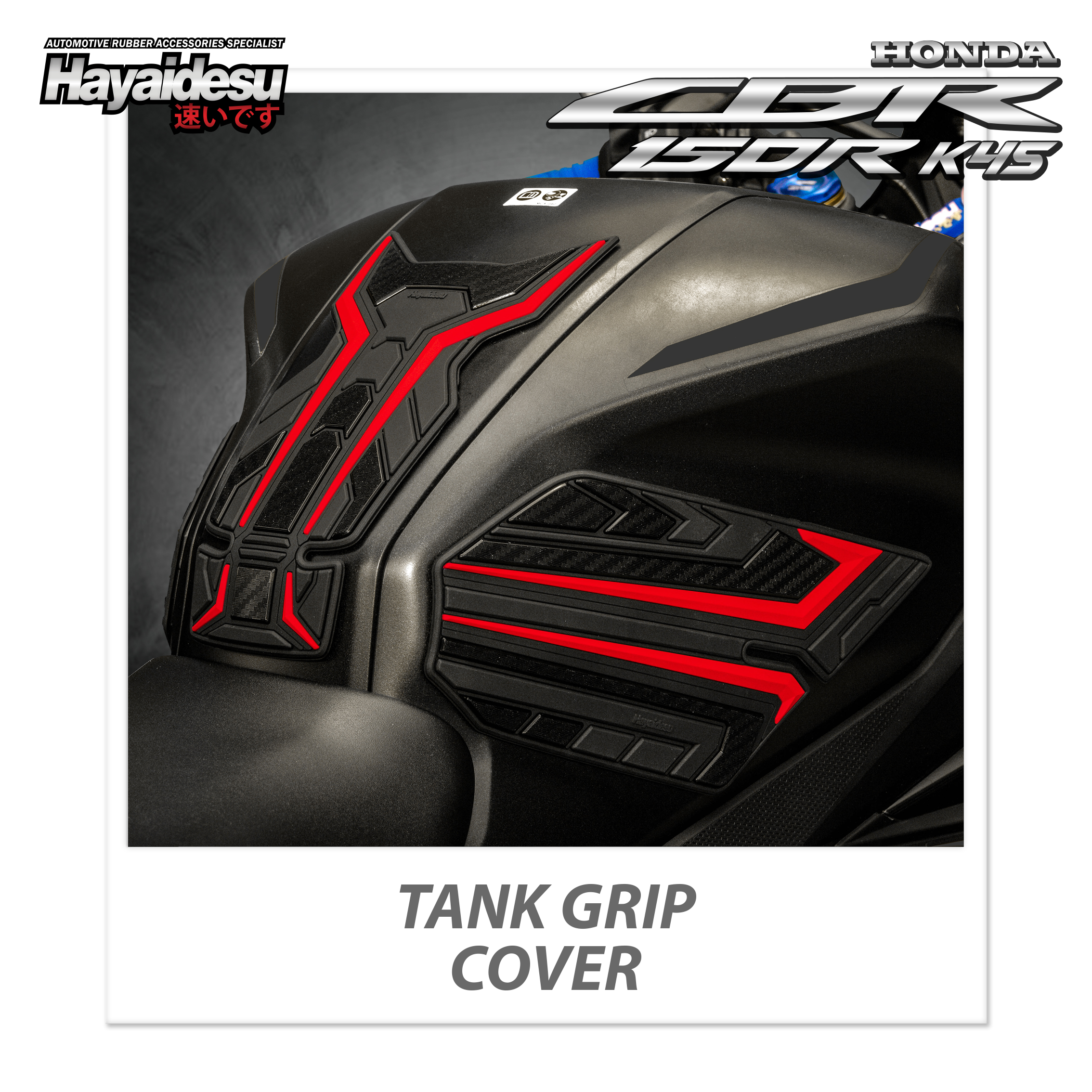 Hayaidesu Tank Grip New CBR 150R K45R 2021 Body Protector Cover