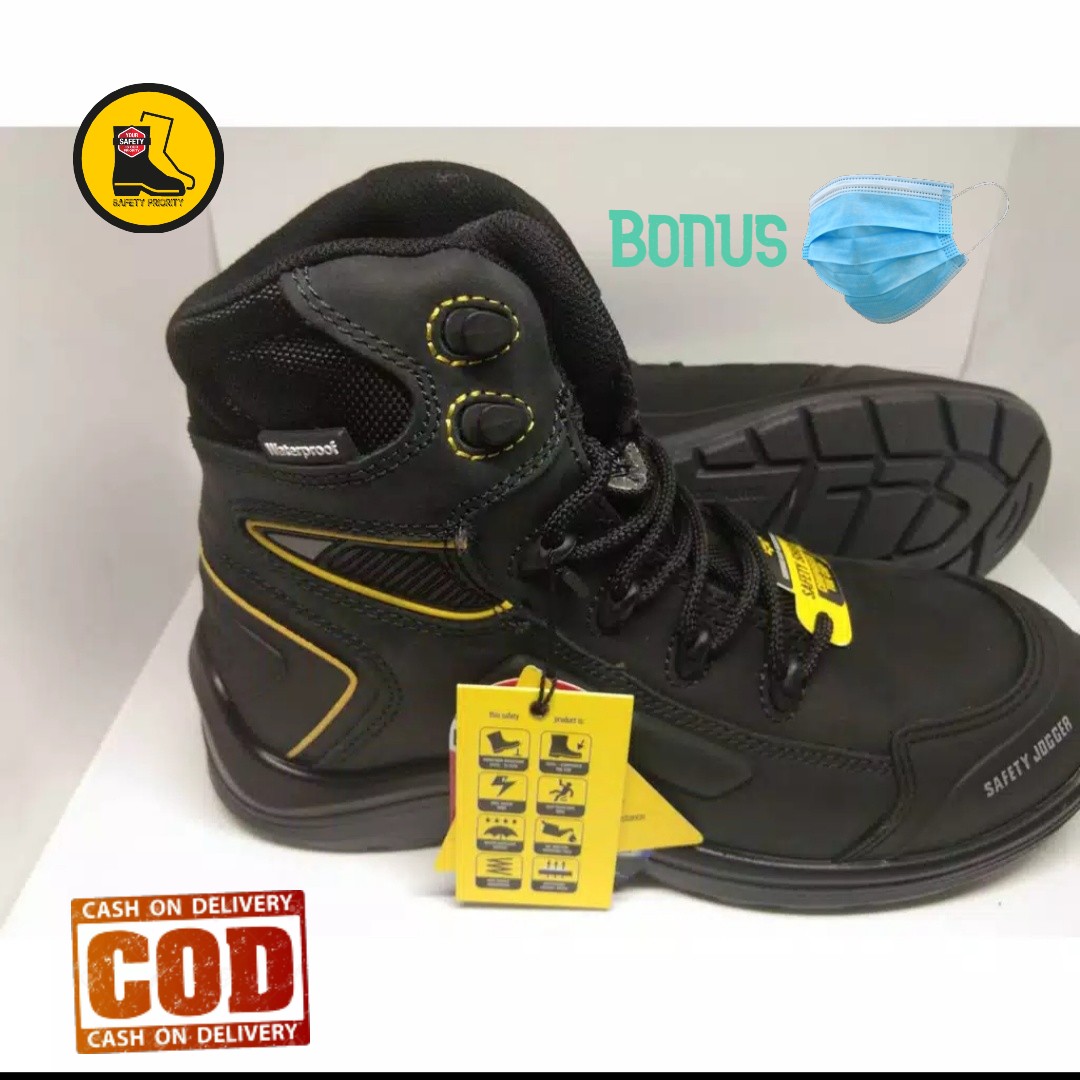 Sepatu Safety Jogger VOLCANO BLACK S3 Lazada Indonesia