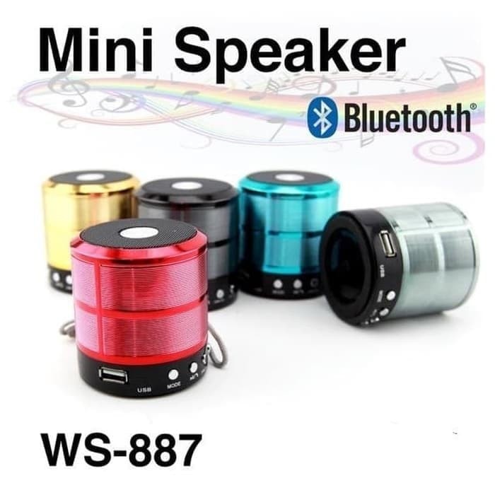 Speaker Bluetooth Portable G2/WS-887 