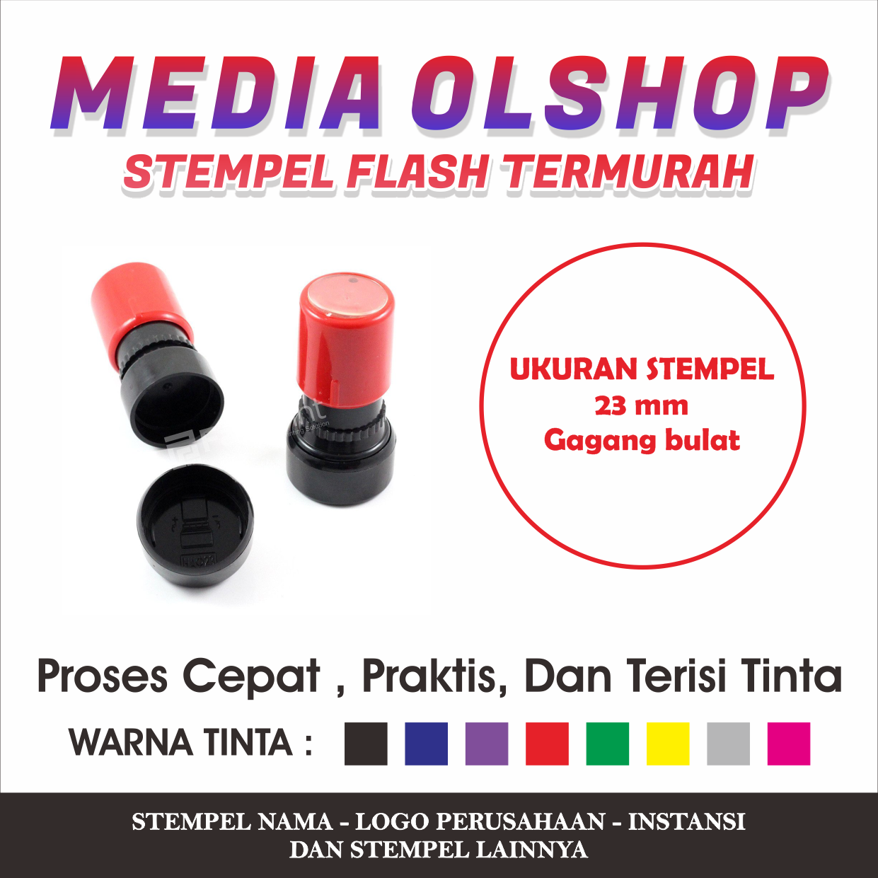 Stempel Stempel Custom Stempel Flash Stempel Murah Nama