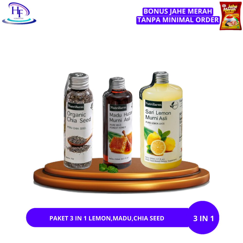 PAKET 3 IN 1 Madu Hutan Asli Tanpa Cmpuran Apapun 500 ml / Madu murni