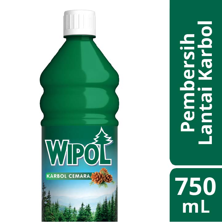 Wipol Pembersih Lantai Karbol Cemara Botol 750ml Lazada Indonesia