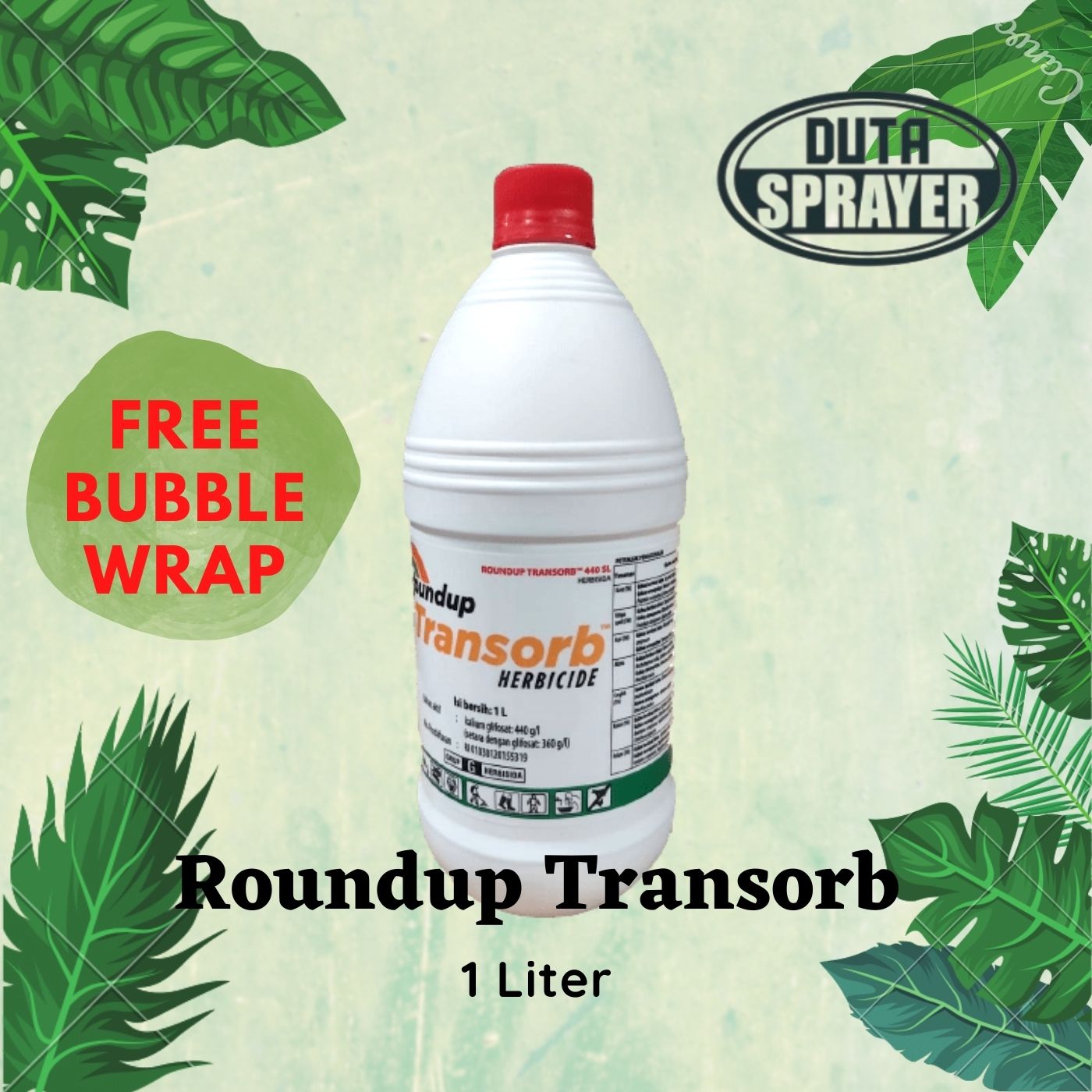 Roundup Transorb 440 SL 1L Herbisida Obat Pembasmi Gulma & Rumput Liar
