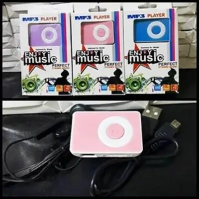 Mp3 Player Mini Jepit Shuffle Plastik