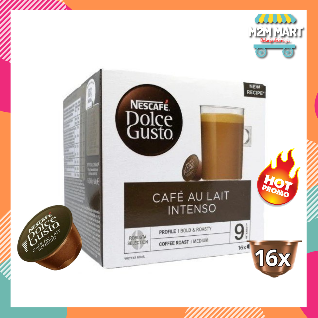 Kopi Nescafe Dolce Gusto Cafe Au Lait Intenso Capsule Lazada