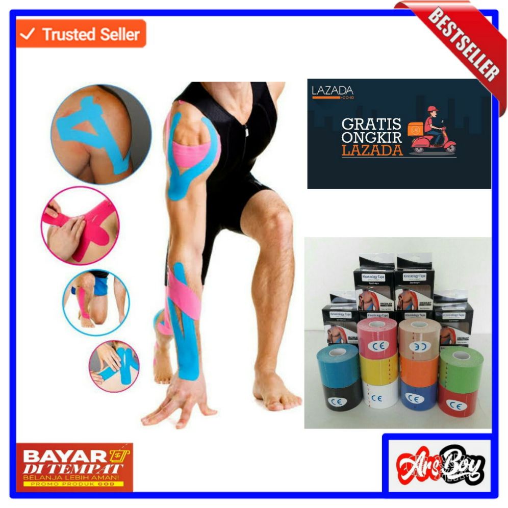 Original Kinesiology tape Kinesio Sport Plaster Otot Lazada Indonesia