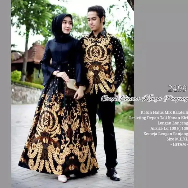 Gamis Batik Modern Model Baju Batik Couple Terbaru