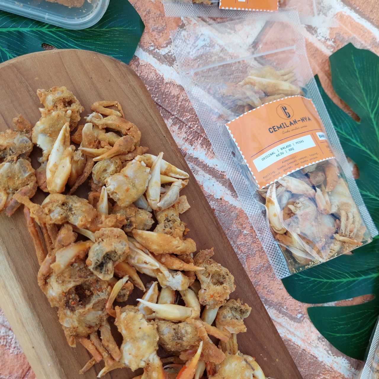 Baby Crab Crispy Cemilan Murah Kepiting Goreng Kemasan Gr Halal