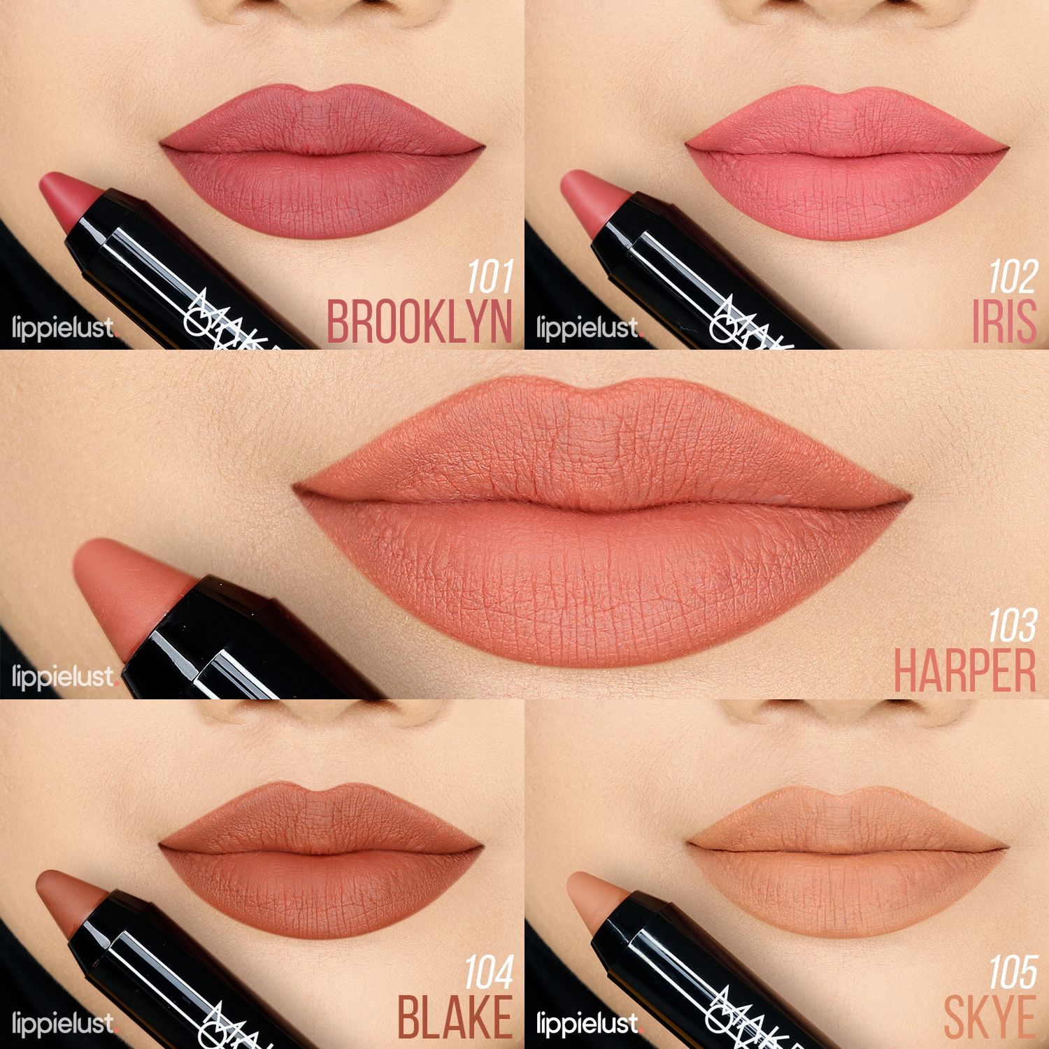 makeover lipstick matte crayon