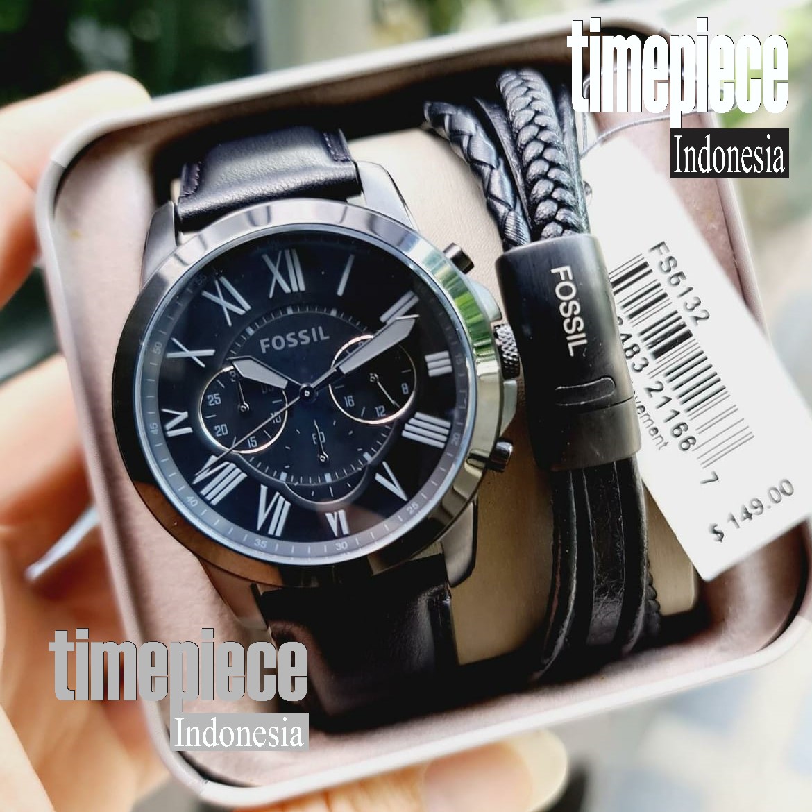 DISKON !! Fossil Grant Chronograph 