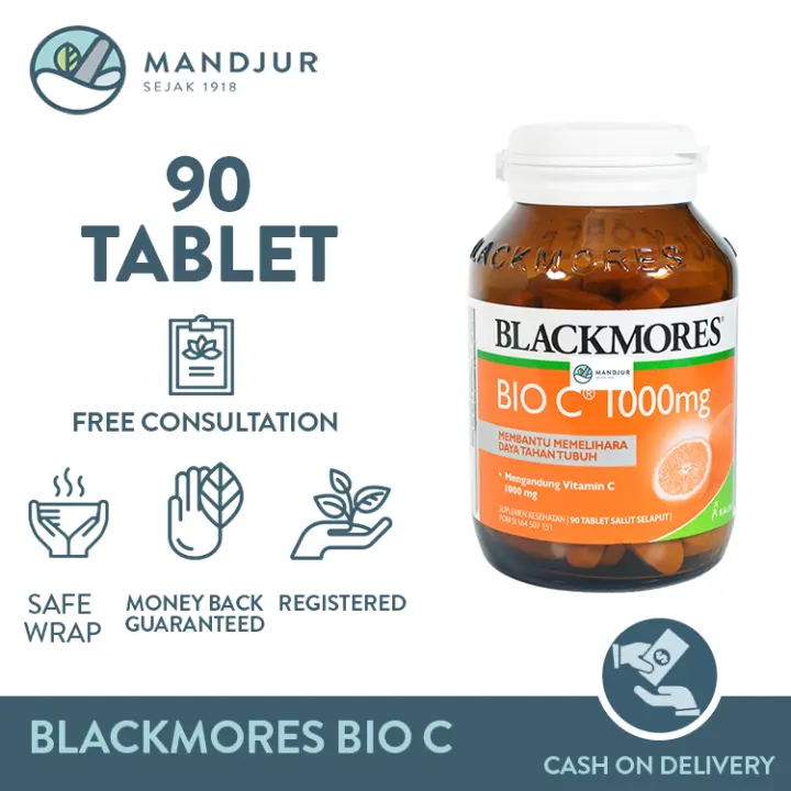 Blackmores Bio C 1000mg Isi 90 Tablet Lazada Indonesia