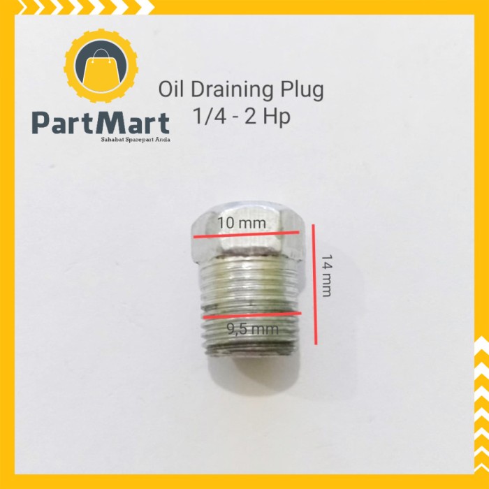 Oil draining plug / Drain Oli Kompresor Udara Lazada Indonesia
