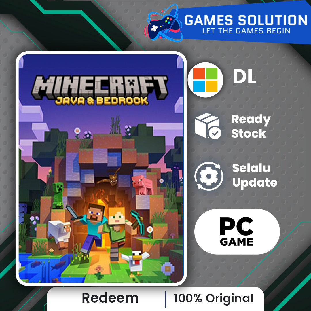 minecraft Java and Bedrock Edition for PC Original | Redeem Code ...
