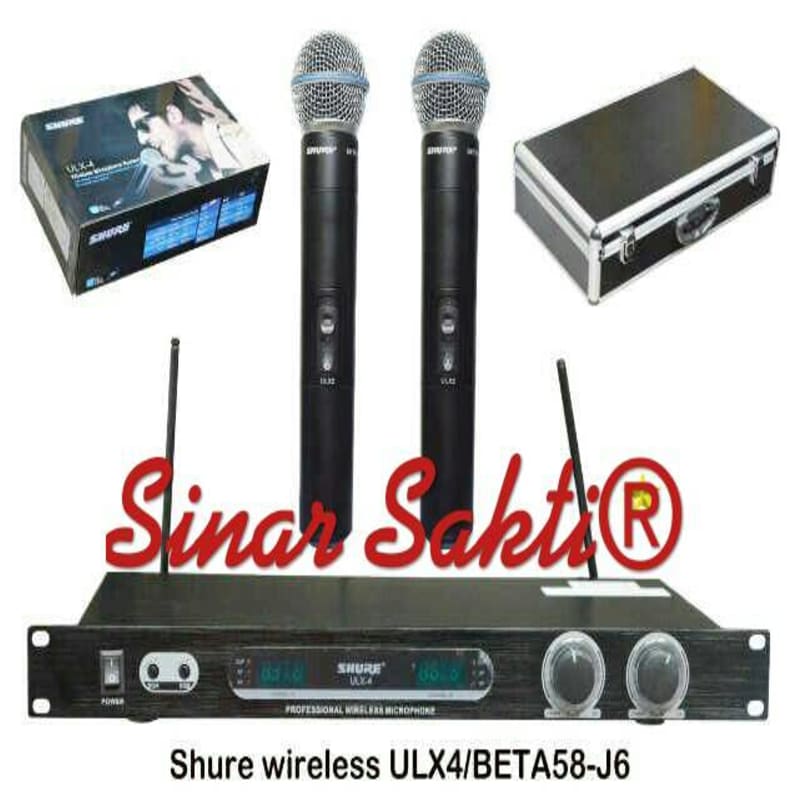 Mic Wireless SHURE ULX 4/ULX4 Microphone Genggam/Pegang Lazada Indonesia