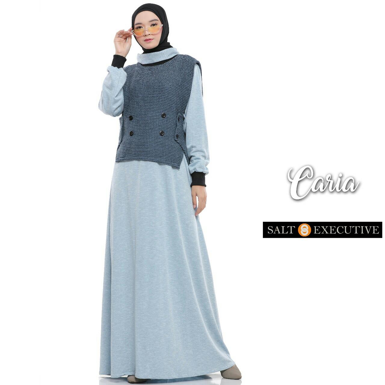 xmood butik - gamis caria / gamis casual / gamis branded / gamis salt executive / salt executive / gamis original