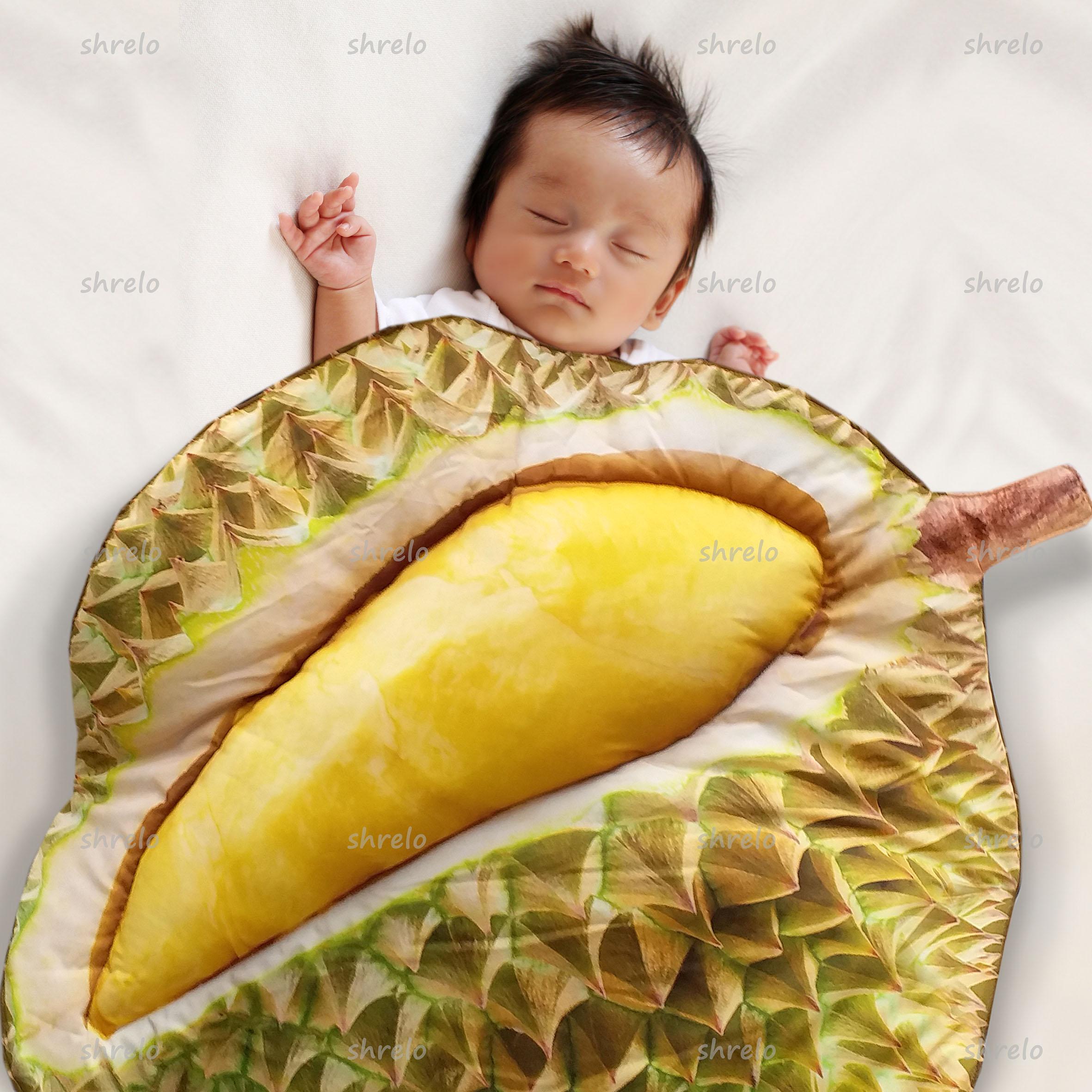 Selimut Bayi Durian Unik Duren Lucu Untuk Hadiah Lahiran Lazada