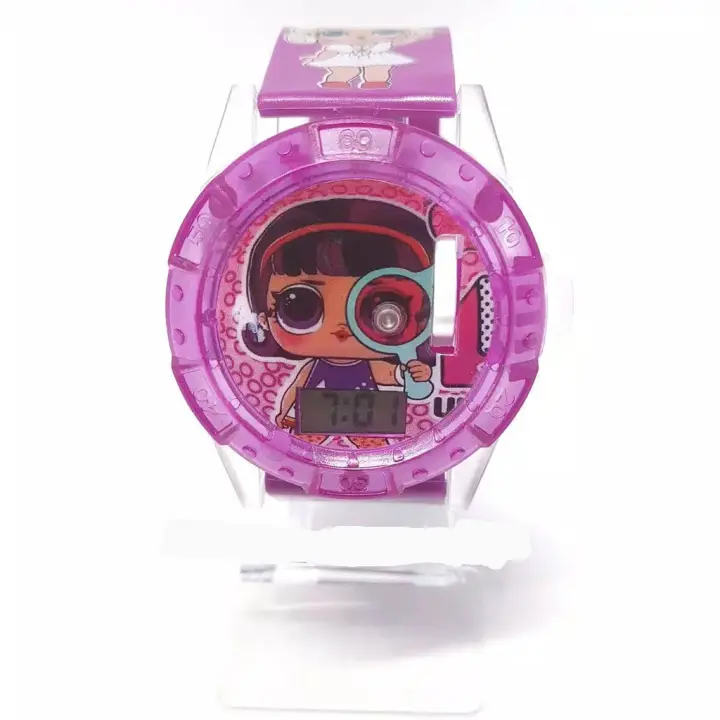 Jam Tangan Anak Proyektor Lampu Musik Karakter Lol Lazada Indonesia