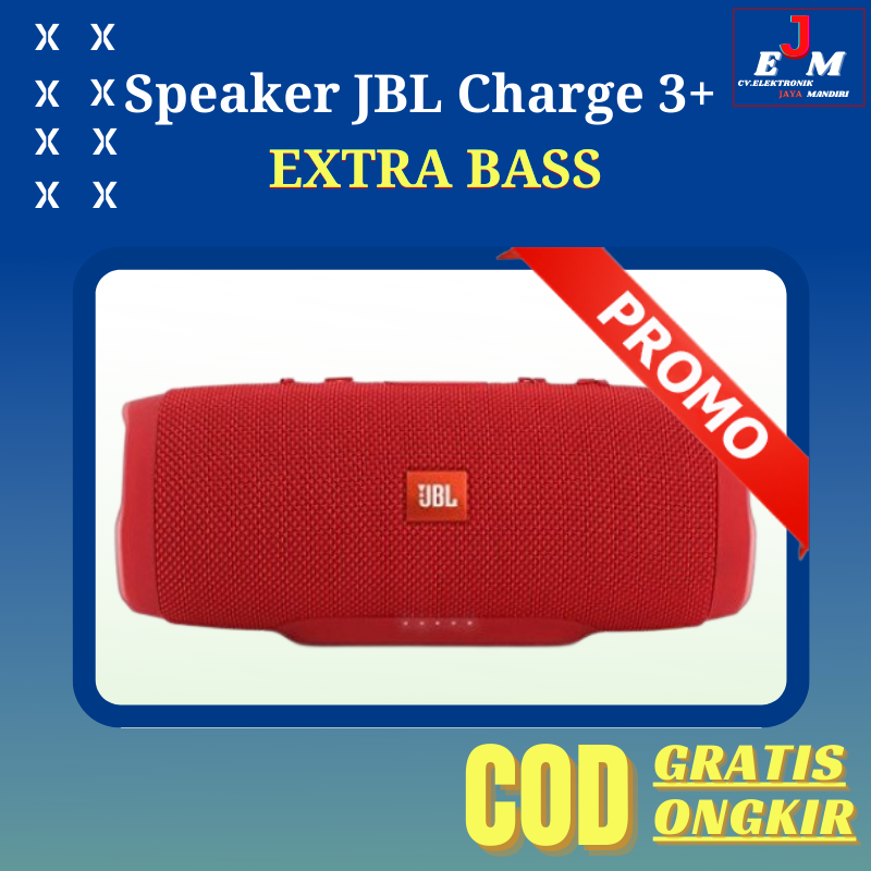 Extra bass jbl charge hot sale 3