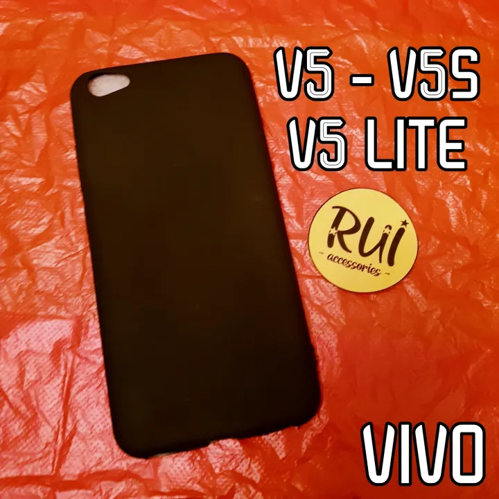 Case Hitam Black Matte Vivo V5 V5s V5 Lite 1601 Y67 Softcase Polos Slim Silikon Hp Lazada Indonesia