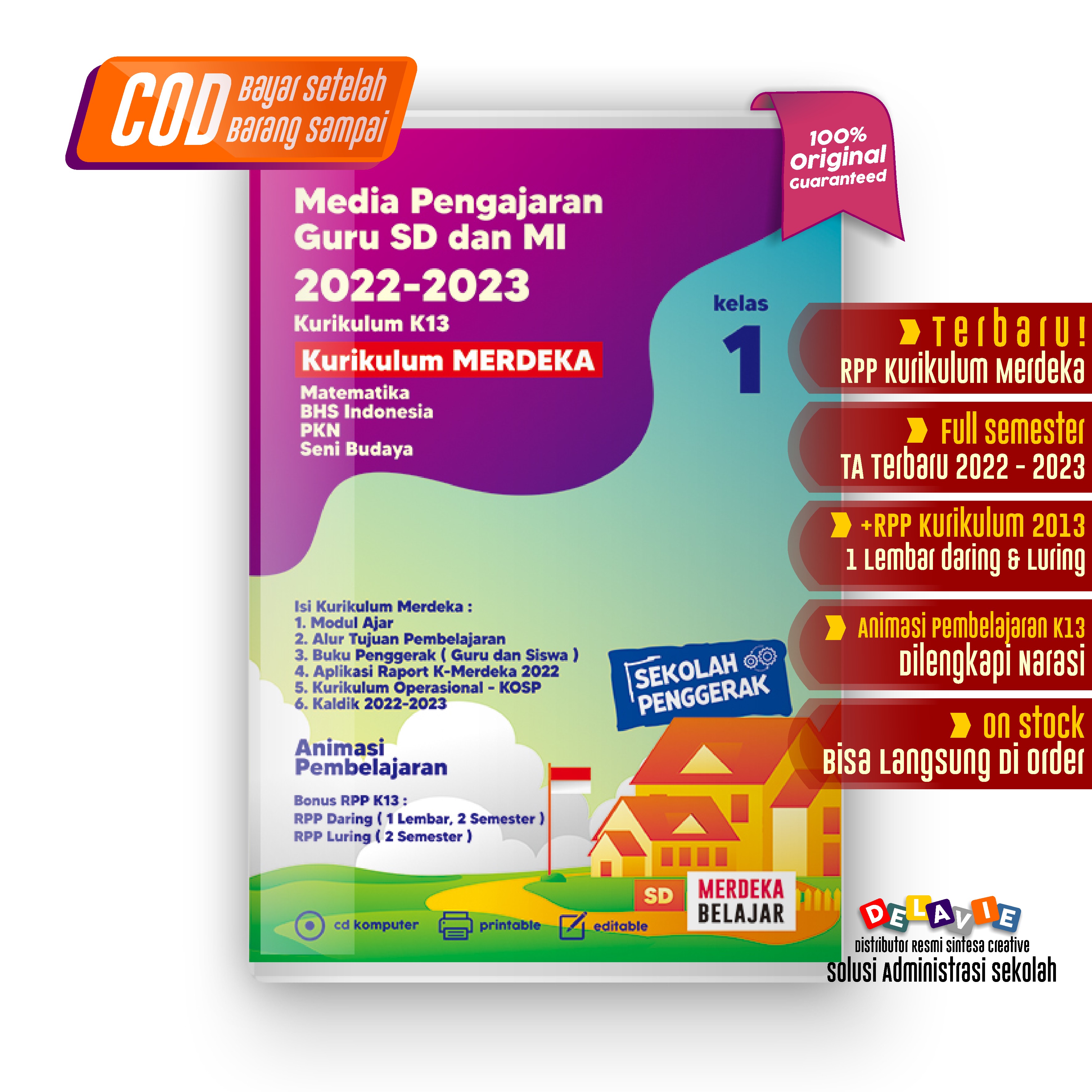 CD RPP PERANGKAT PEMBELAJARAN SD/MI KELAS 1 KURIKULUM MERDEKA DAN K13 ...