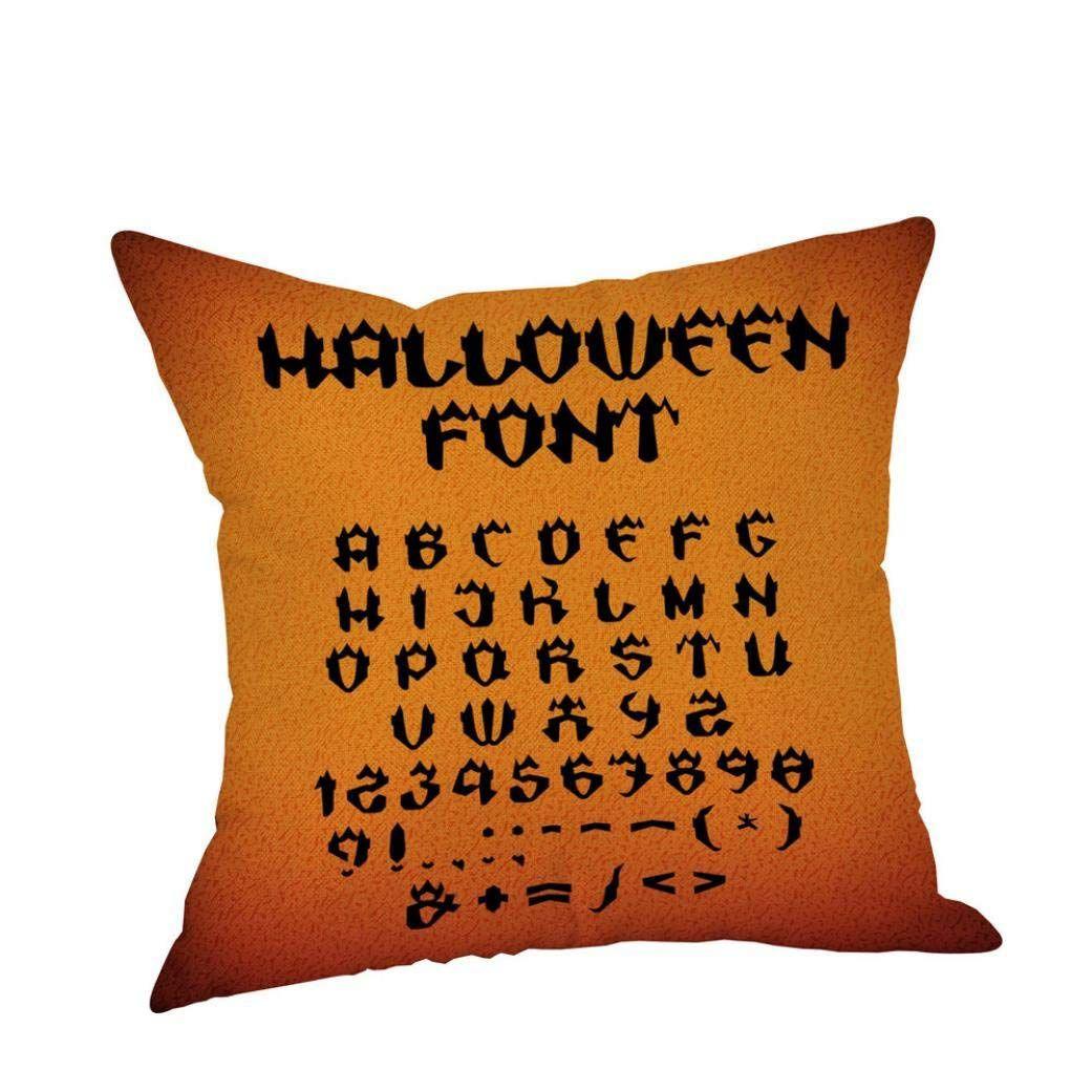 Pillow Shape Home Sofa Bed Decoration Geometric Cushion Cover Case, Symbol Pattern