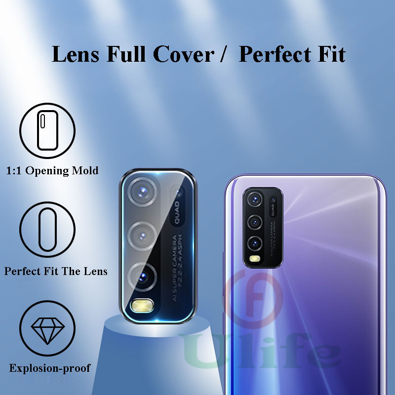 (2PACK) ฟิล์มกระจก กล้อง โมรสํพท์ มือถือ สำหรับ VIVO Y20 Soft Organic