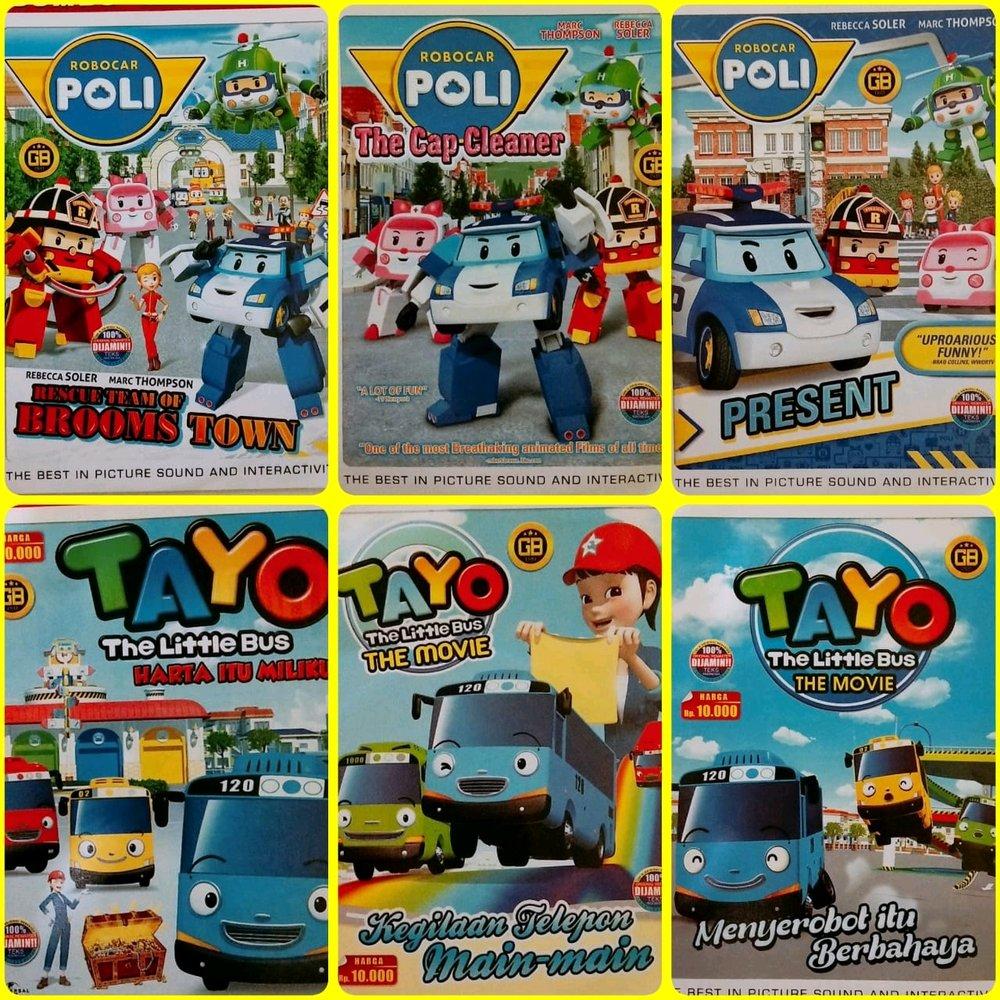 Paket Dvd Film Anak Paling Laris Kaset Vcd Film Anak Animasi Kartun POLI TAYO