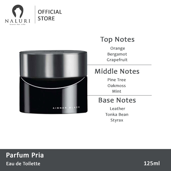 Parfum Etienne Aigner Black EDT For Man 125ml Parfum Segar Untuk