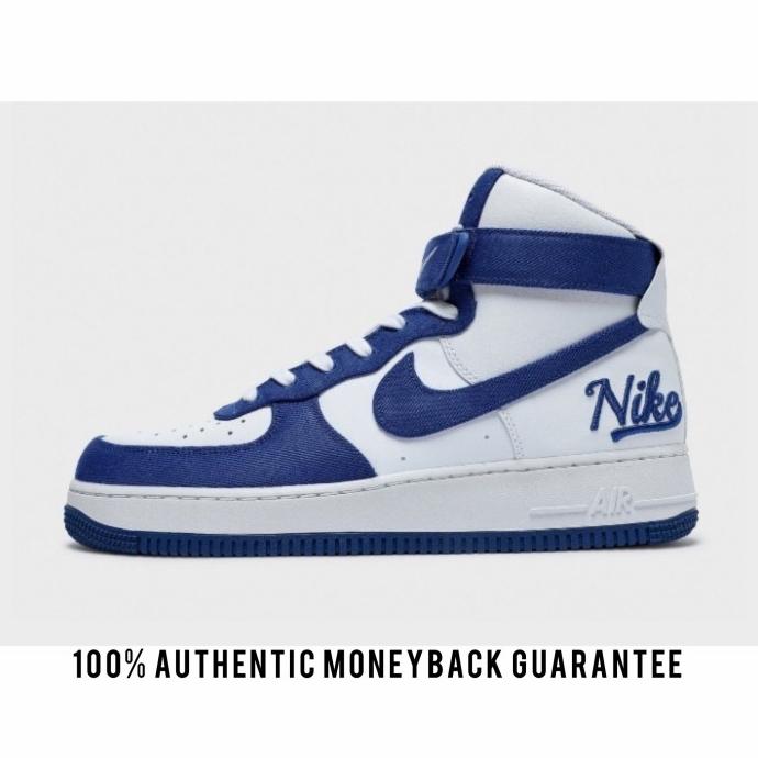 blue and white af1 high