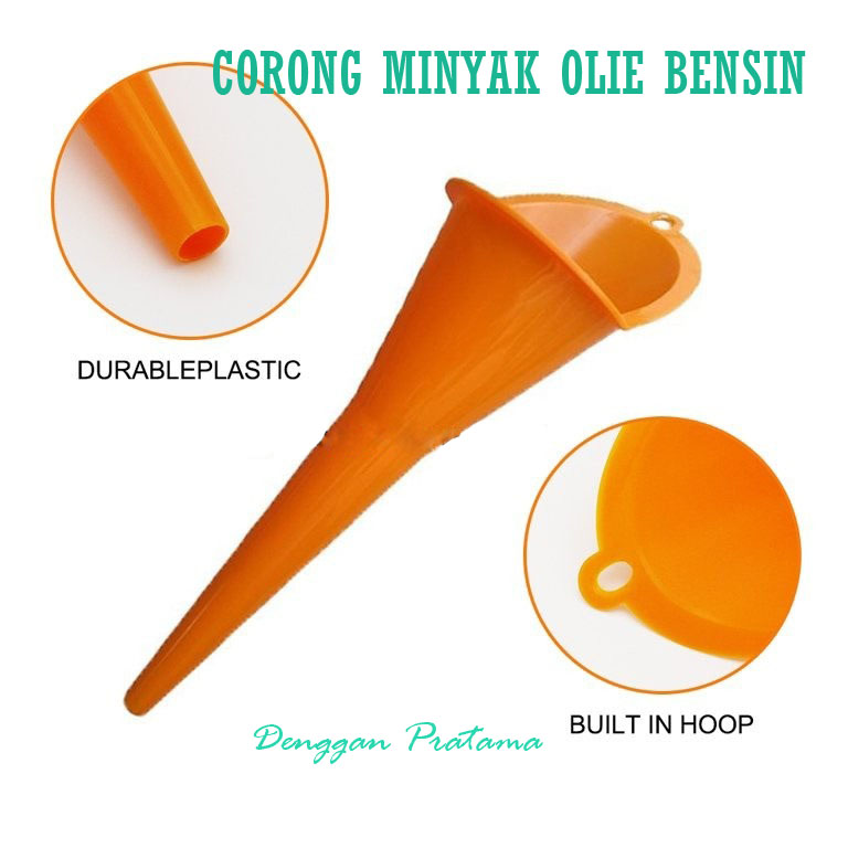 Corong Panjang Oli Minyak Air Bensin Radiator Plastik Mulut Serbaguna ...
