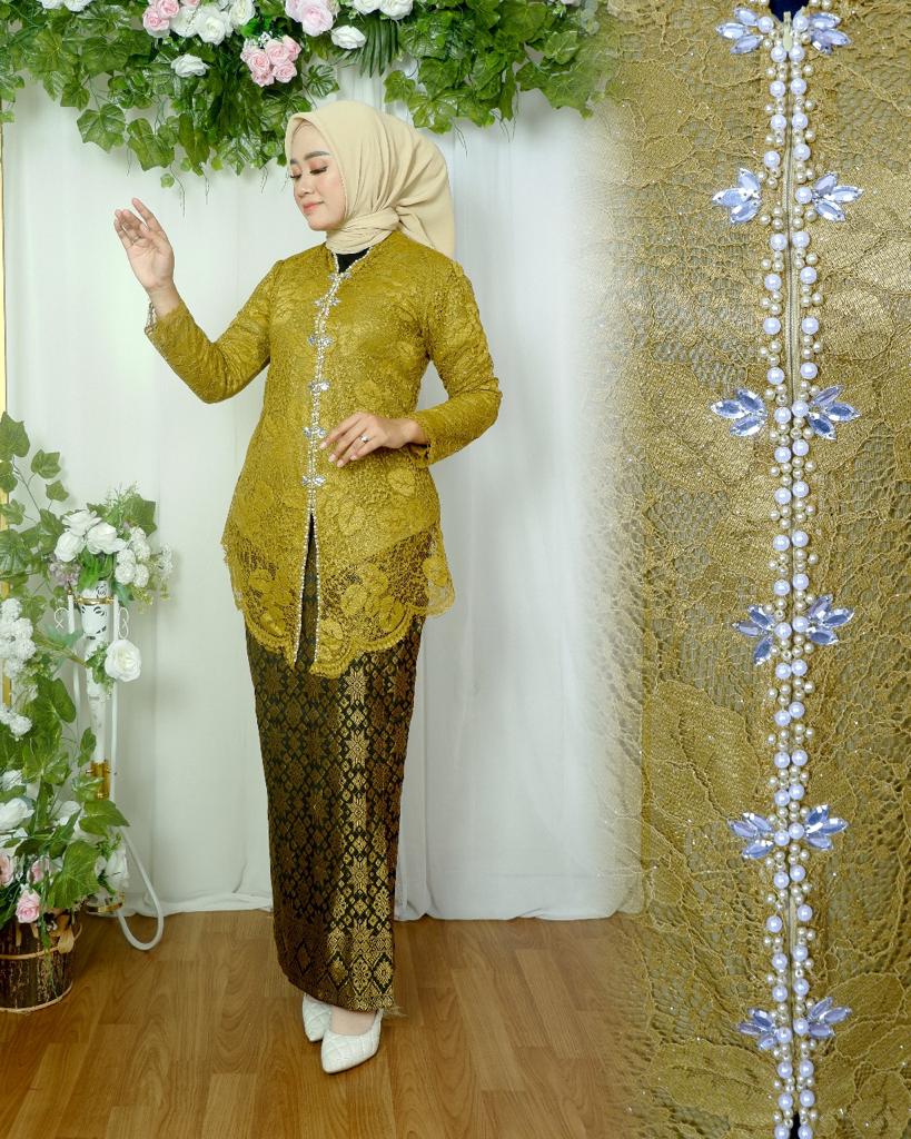 STELAN KEBAYA ENCIM BRUKAT PAYET ROK SONGKET/KEBAYA STELAN KEBAYA ...