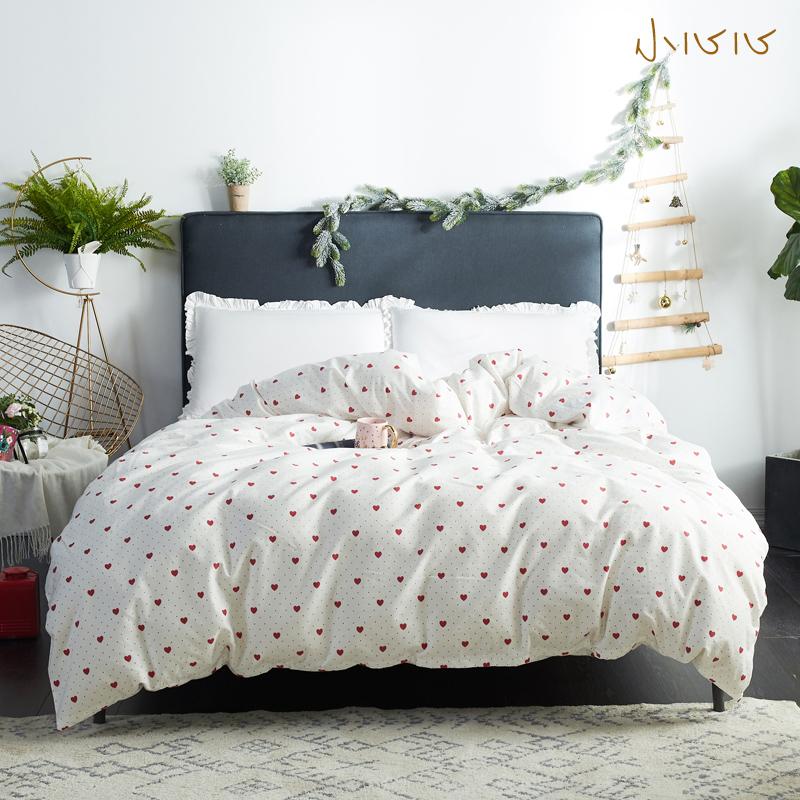 Katun murni Sarung Selimut satu buah 100% katun in angin murid asrama Tunggal 1.5 meter 200x230 Dua Orang 1.8 Ranjang