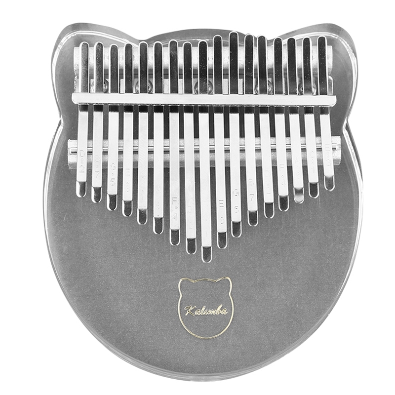 17 Key Kalimba Acrylic Thumb Piano 17 Keys Mbira Transparent Keyboard Instrument Malaysia