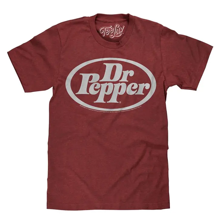 Tee Luv Dr Pepper Dr Pepper Oval Logo 