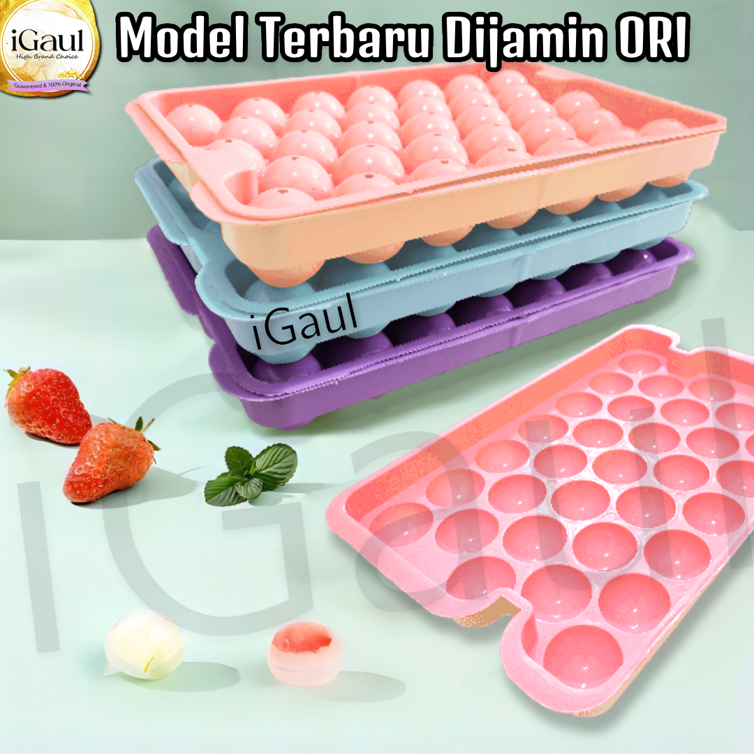 Cetakan Es Model TERBARU ice jelly ball jumbo Bulat 33 Lubang Cetakan ...