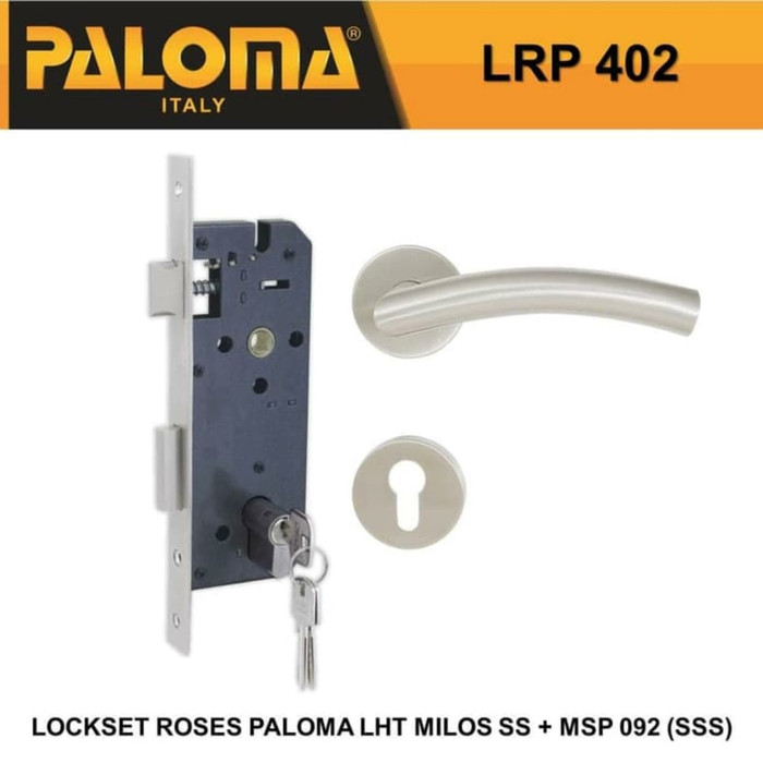 Kunci Set Handle Pintu Roses PALOMA LRP 402 Handle Gagang Pintu 1 Set Kunci Set Handle Pintu Roses PALOMA LRP 402 Handle Gagang Pintu 1 Set