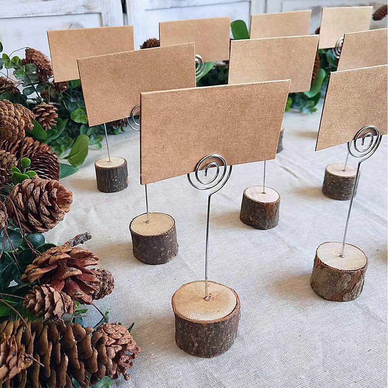 tree place card holders